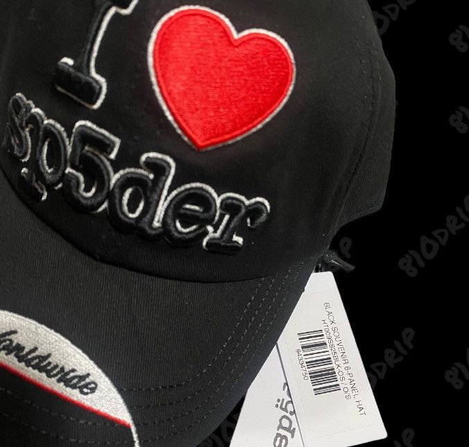 Sp5der × Young Thug Sp5der Souvenir 6-Panel Black Hat Size ONE SIZE - 2 Thumbnail