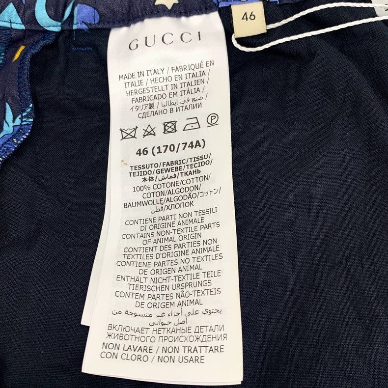 Gucci Gucci Color-blocked floral letters full-print cotton casual Size US 30 / EU 46 - 6 Thumbnail