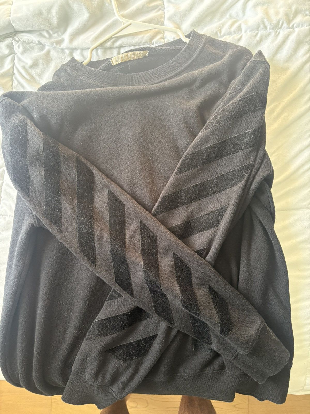 Off-White Triple Black Offwhite Longsleeve Tee Size US L / EU 52-54 / 3 - 1 Thumbnail