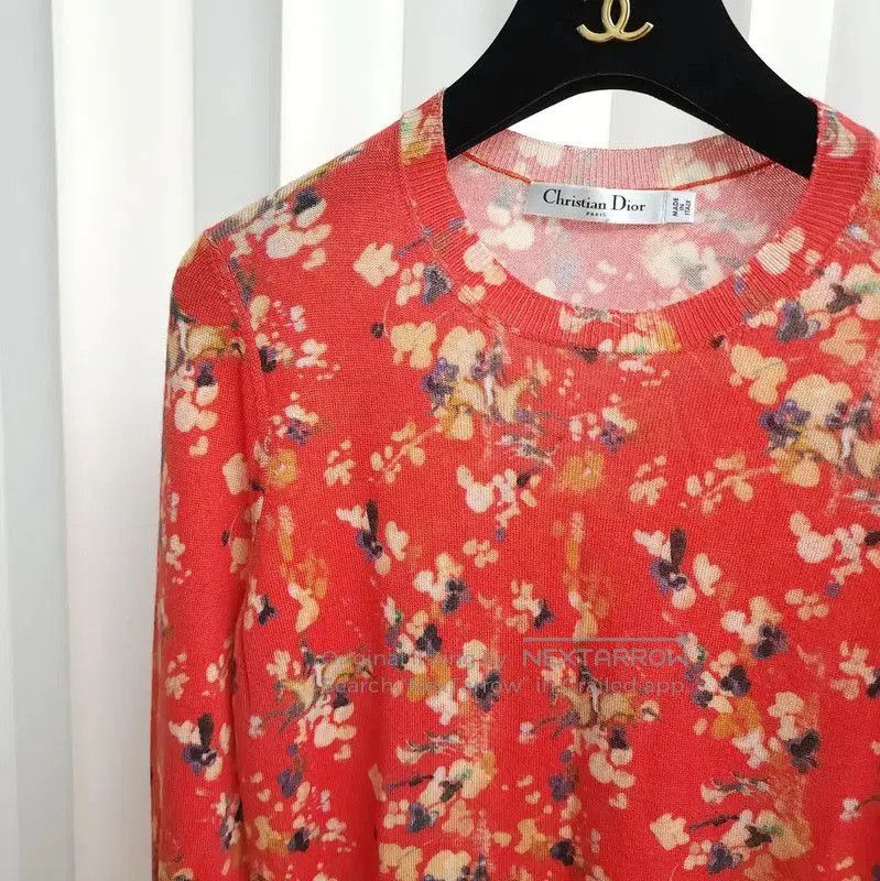 Dior Dior Multicolor Wool Long Sleeve Pullover Sweater . Size S / US 4 / IT 40 - 6 Thumbnail
