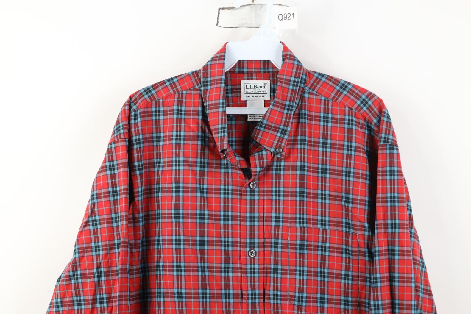 L.L. Bean Vintage Y2K LL Bean Fit Collared Button Down Shirt Plaid Size US L / EU 52-54 / 3 - 2 Thumbnail