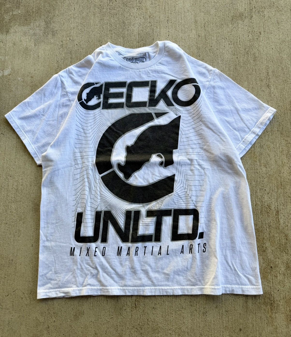 Ecko Unltd. Ecko Unltd Shirt XXLarge White Graphic MMA Rhino Logo Size US XXL / EU 58 / 5 - 2 Thumbnail