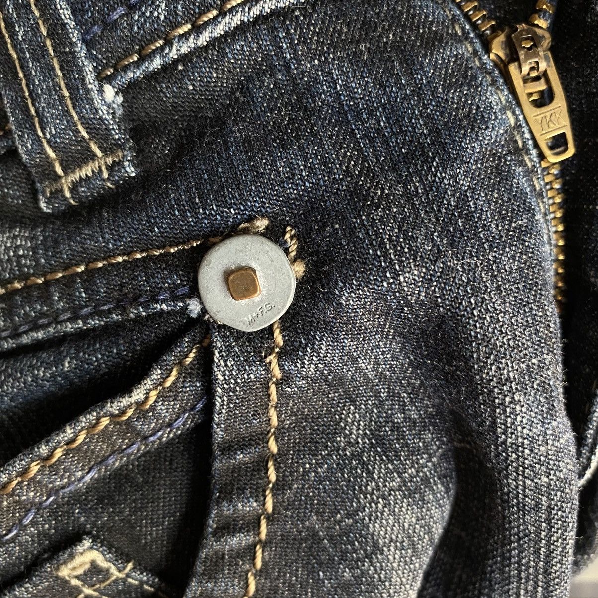 Marithe + Francois Girbaud MARITHE FRANCOIS GIRBAUD Dark Wash Bootcut Jeans Size US 32 / EU 48 - 20 Thumbnail