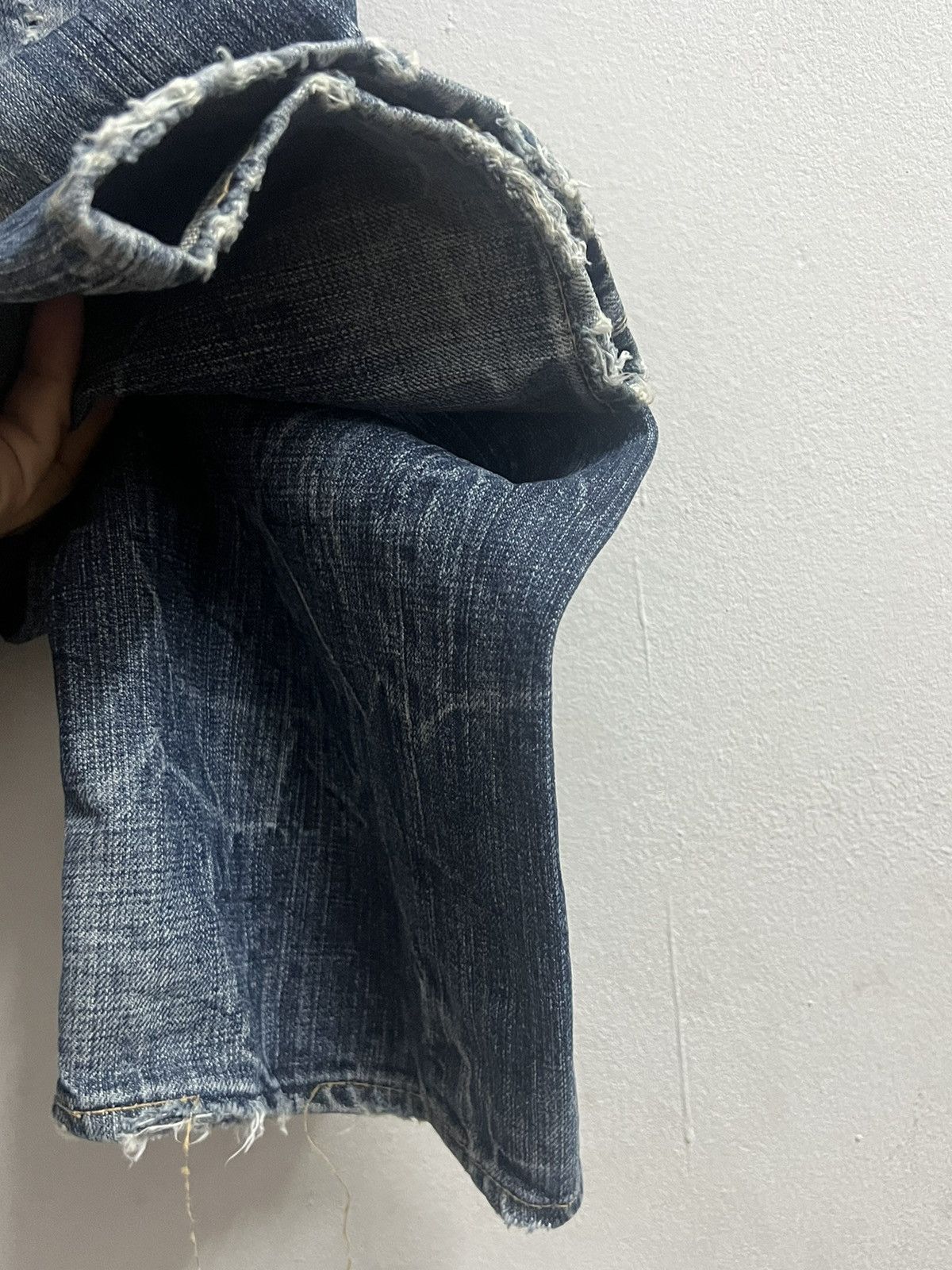 Eternal × Vintage ETERNAL JAPAN DENIM BUTTON FLY JEANS DISTRESSED Size US 32 / EU 48 - 7 Thumbnail