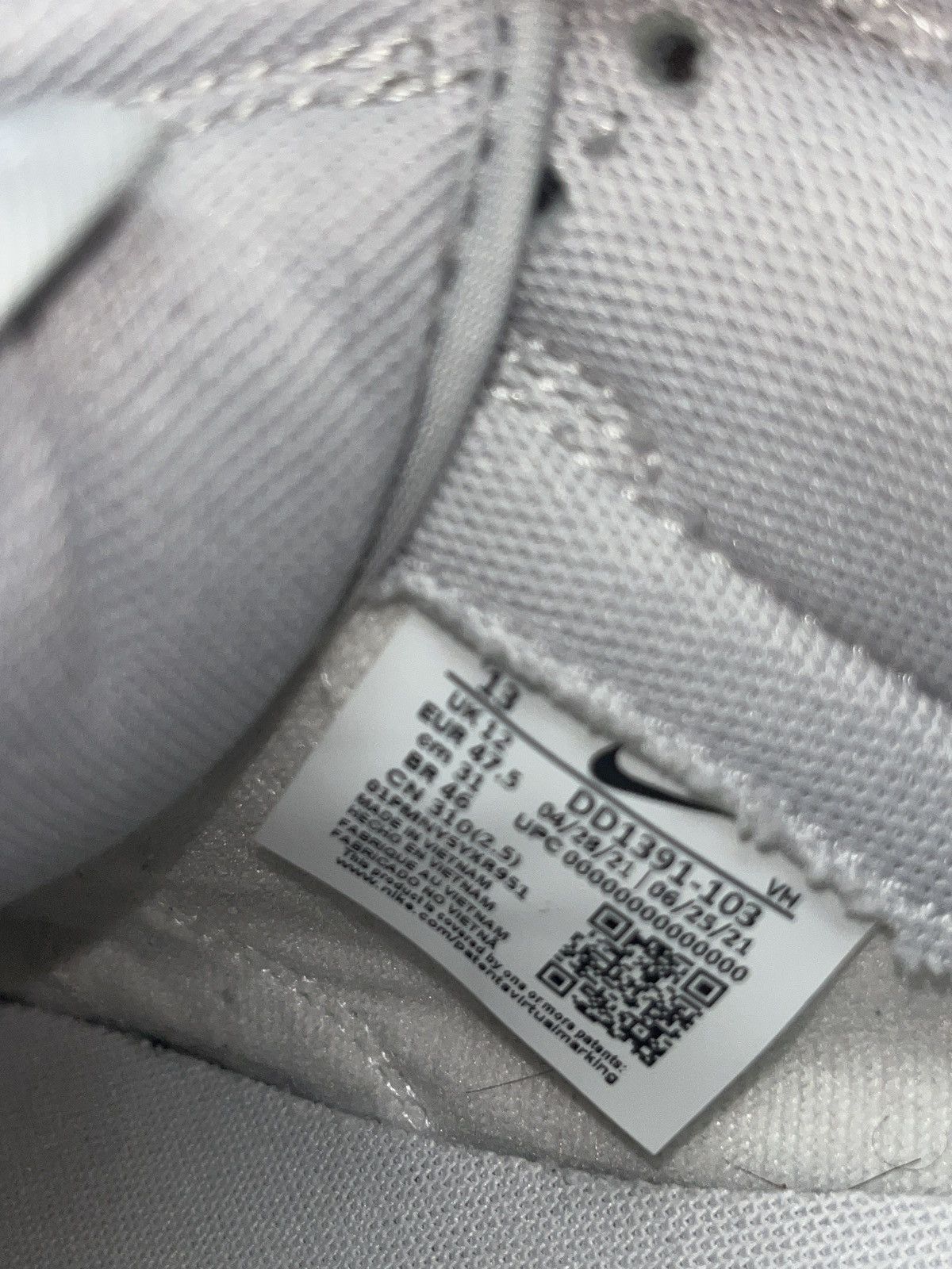 Nike Nike Grey Fog Dunk Size US 13 / EU 46 - 6 Thumbnail