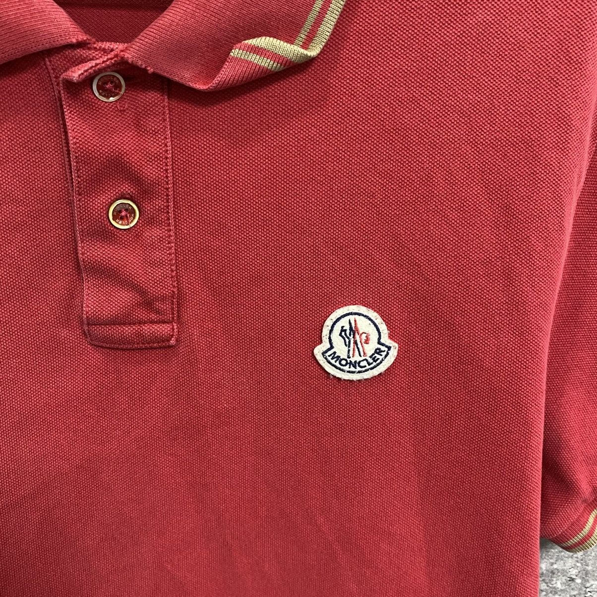 Moncler Moncler Polo T-shirt Size US L / EU 52-54 / 3 - 5 Thumbnail