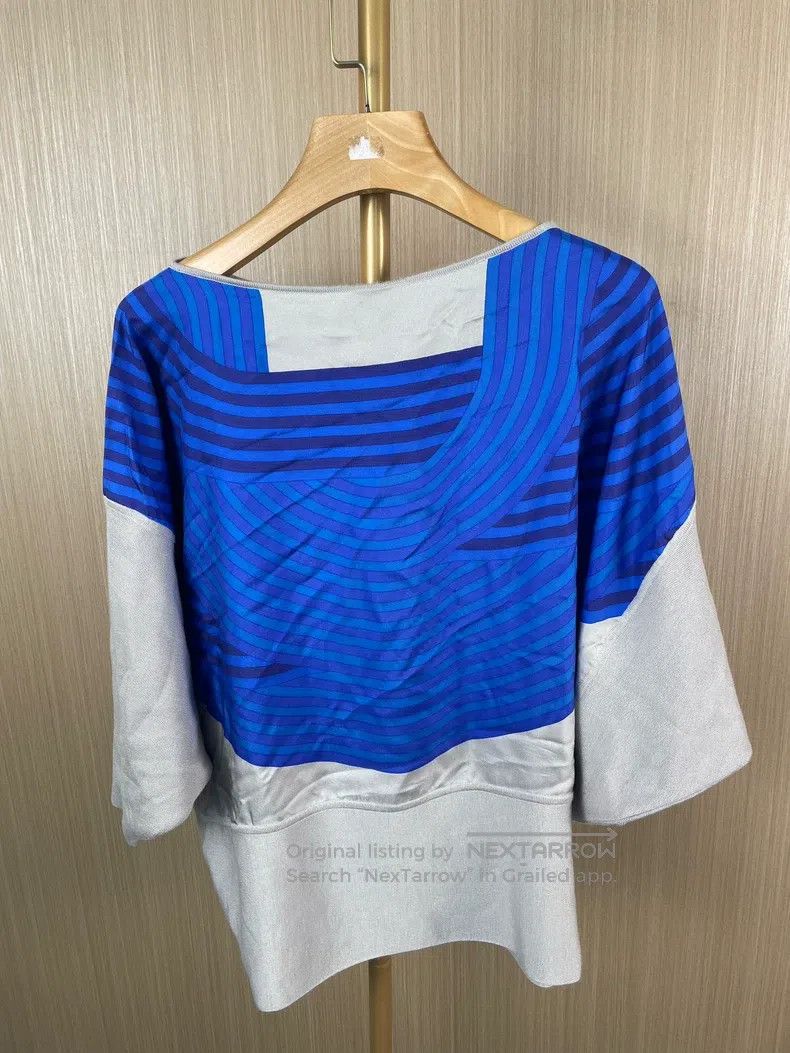 Hermes Hermes Royal blue batwing sleeve knitwear Size XS / US 0-2 / IT 36-38 - 2 Thumbnail