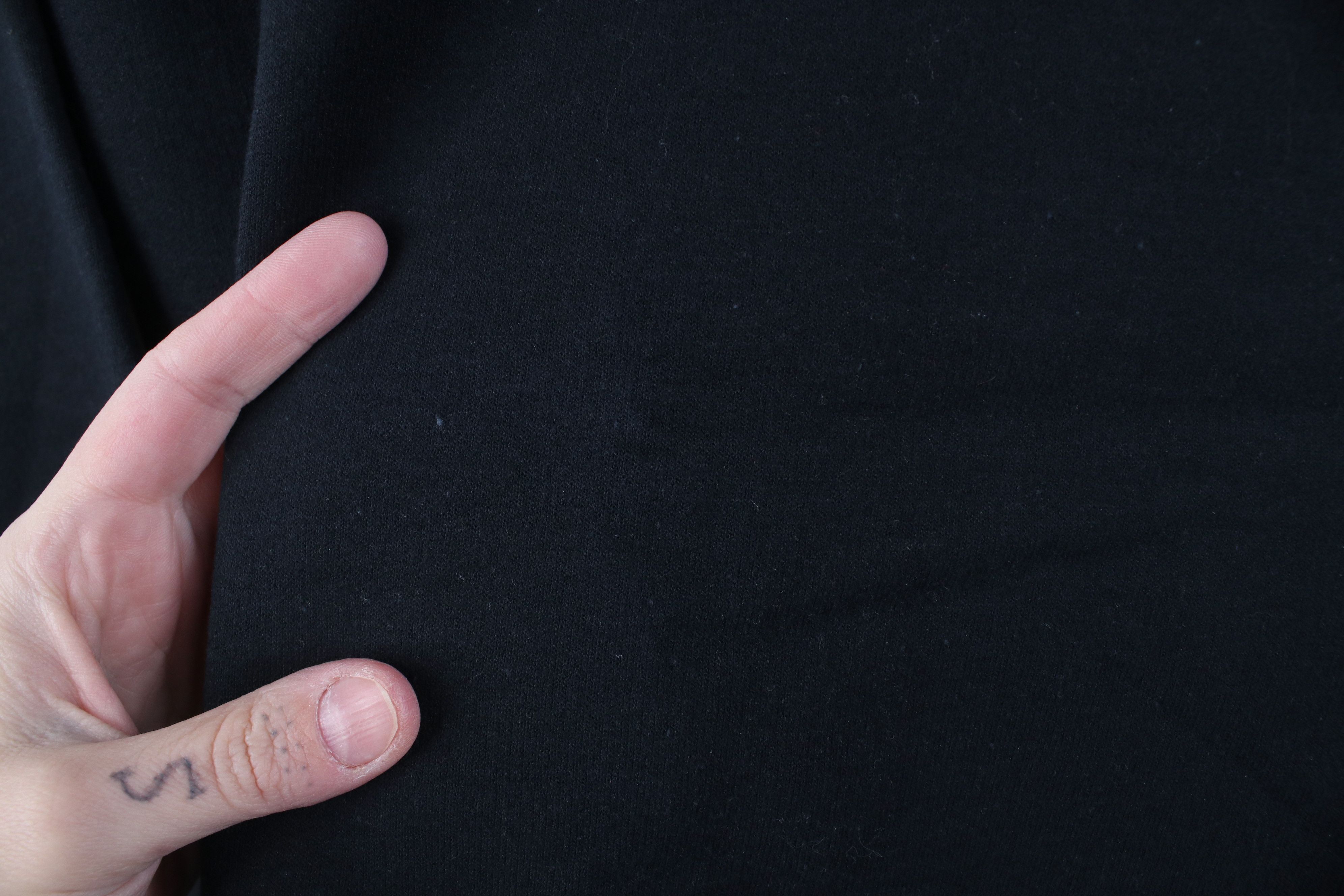 Vintage Vintage Y2K Streetwear Blank Heavy Crewneck Sweatshirt Black Size M / US 6-8 / IT 42-44 - 4 Thumbnail
