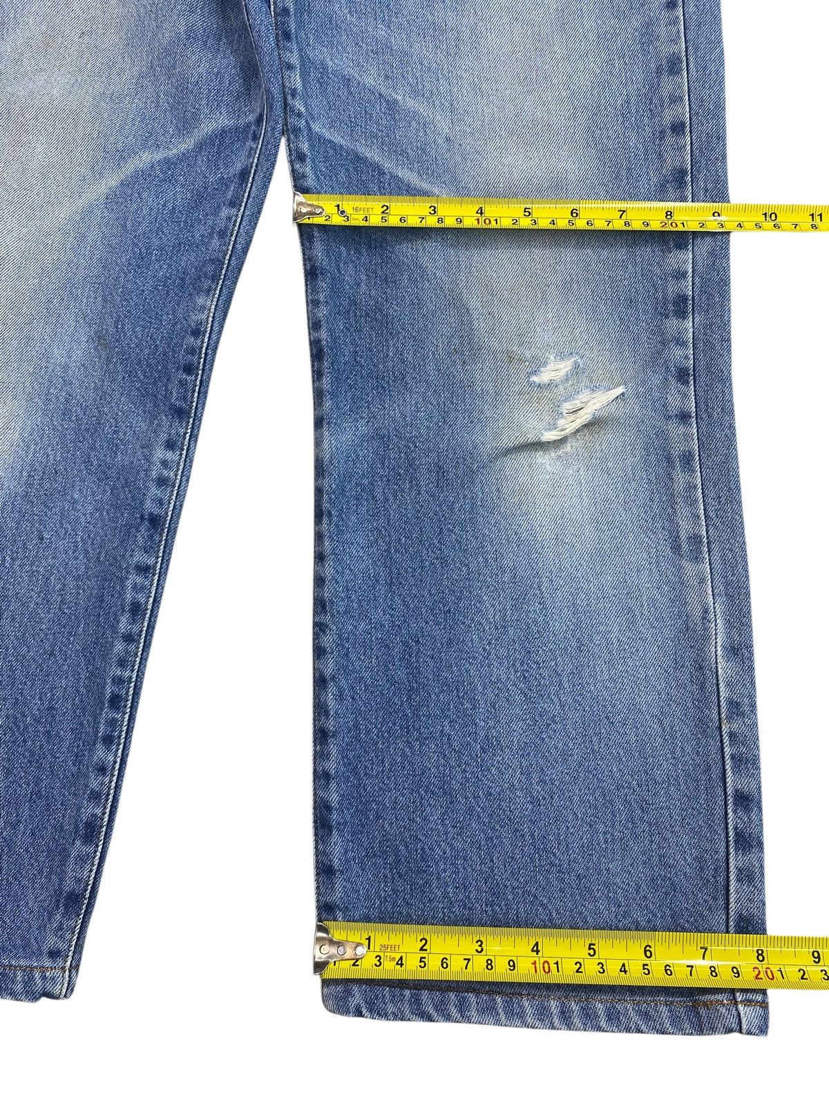 Edwin Edwin Vintage Whiskers Faded Wash Style Ripped Jeans Size US 32 / EU 48 - 8 Thumbnail