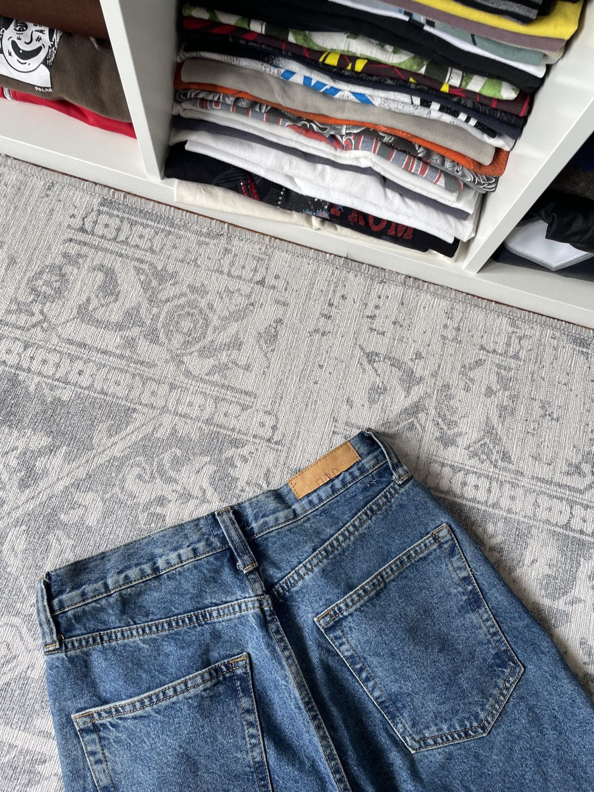 Vintage Vintage Baggy Jeans Faded Mud Washed Japanese Y2K Wide Hype Size US 30 / EU 46 - 11 Thumbnail