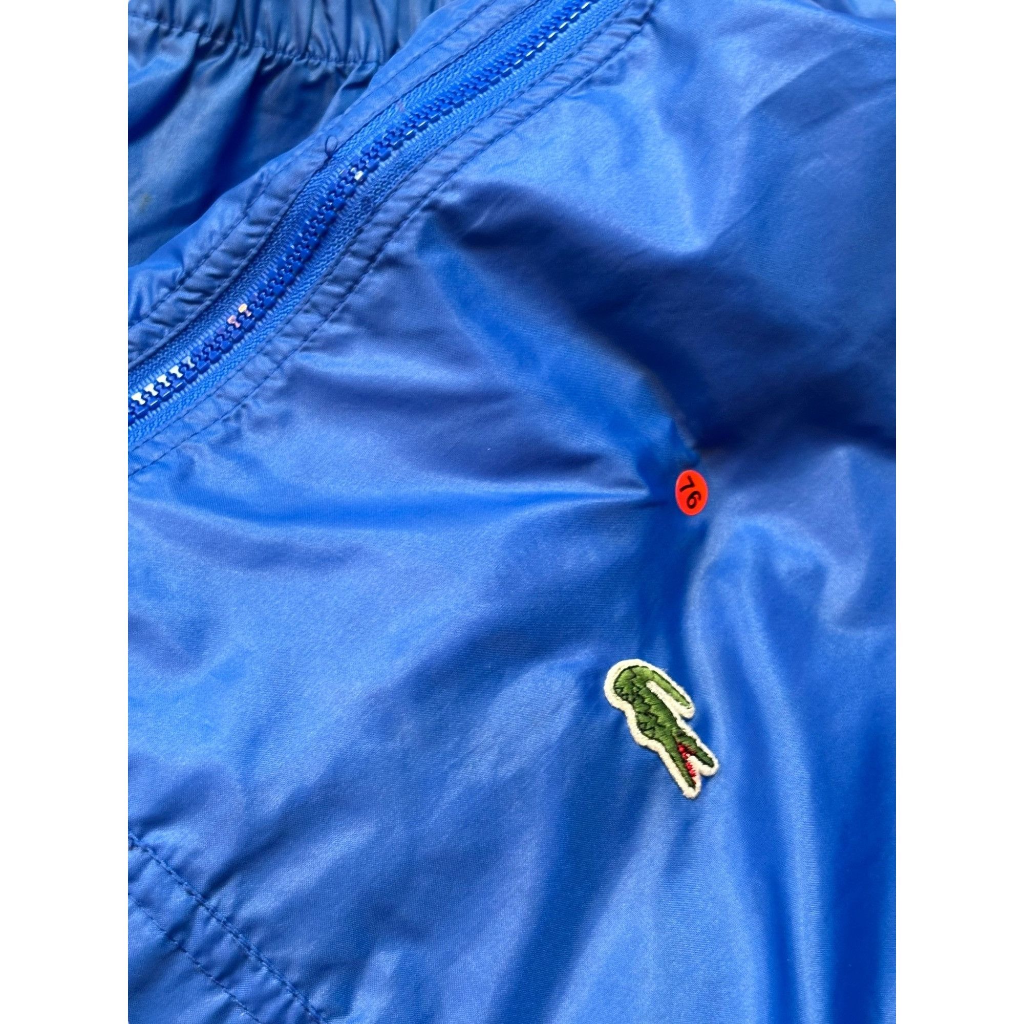 Lacoste Lacoste Blue large Pullover Hooded Windbreaker Jacket With D Size US L / EU 52-54 / 3 - 9 Thumbnail