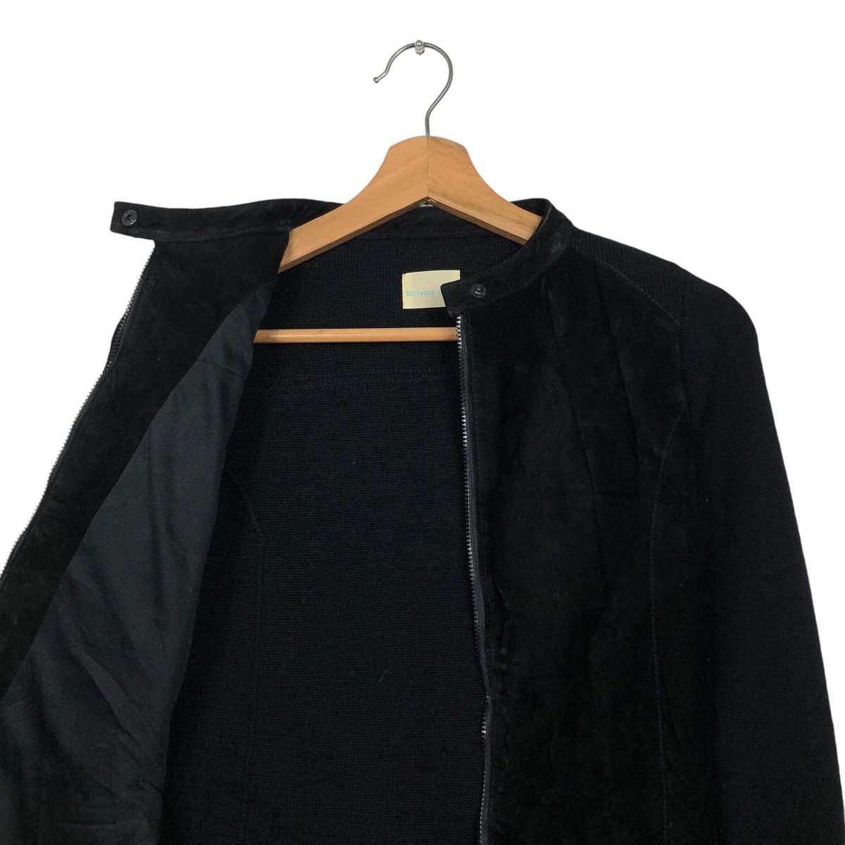 Japanese Brand 📌Cropped Zipper Biker Jacket Torrazzo Donna Size US M / EU 48-50 / 2 - 13 Thumbnail