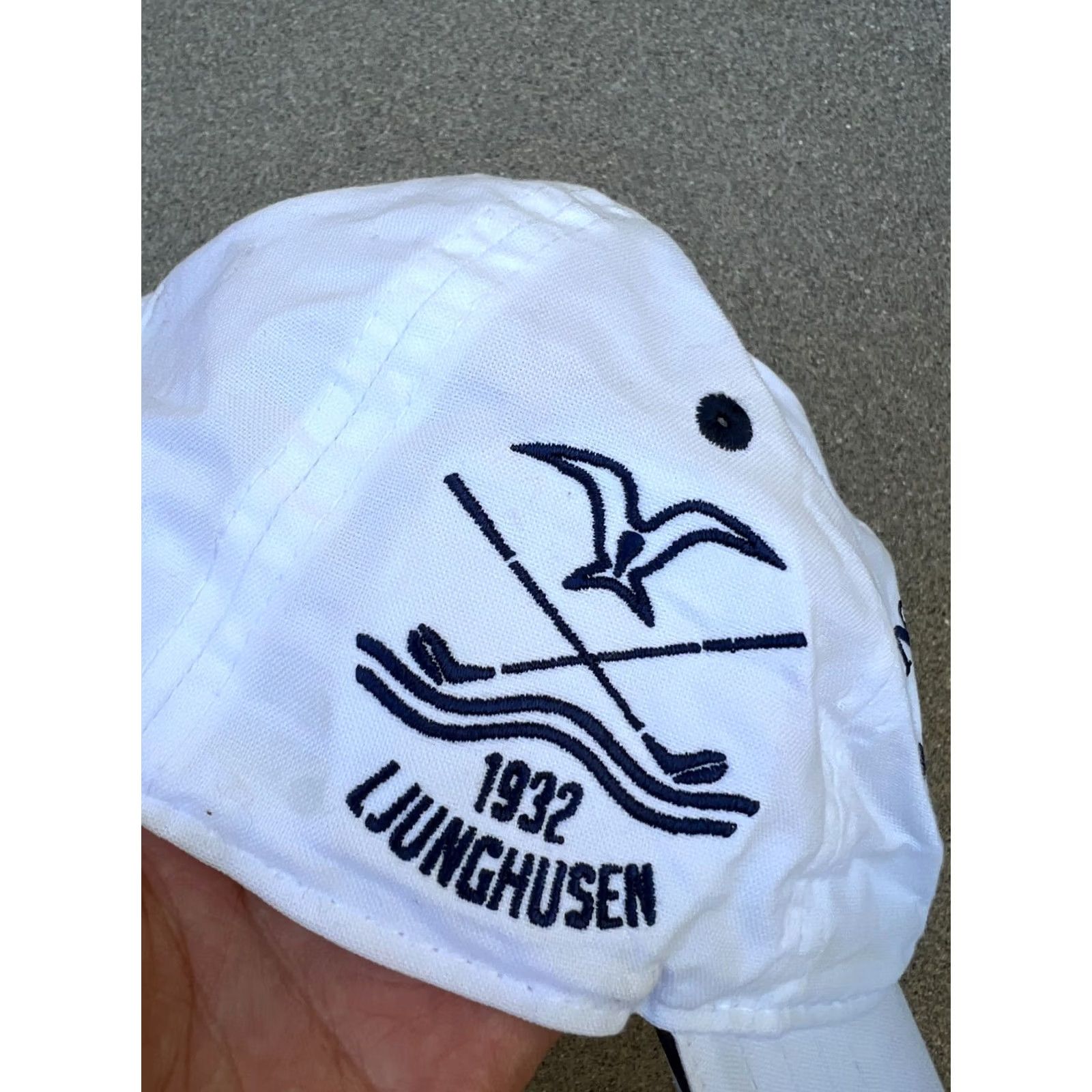 Vintage Vintage LJUNGHUSENS GolfKubb 1932 Golf Hat Men's White Adjustable Cap Size ONE SIZE - 3 Thumbnail