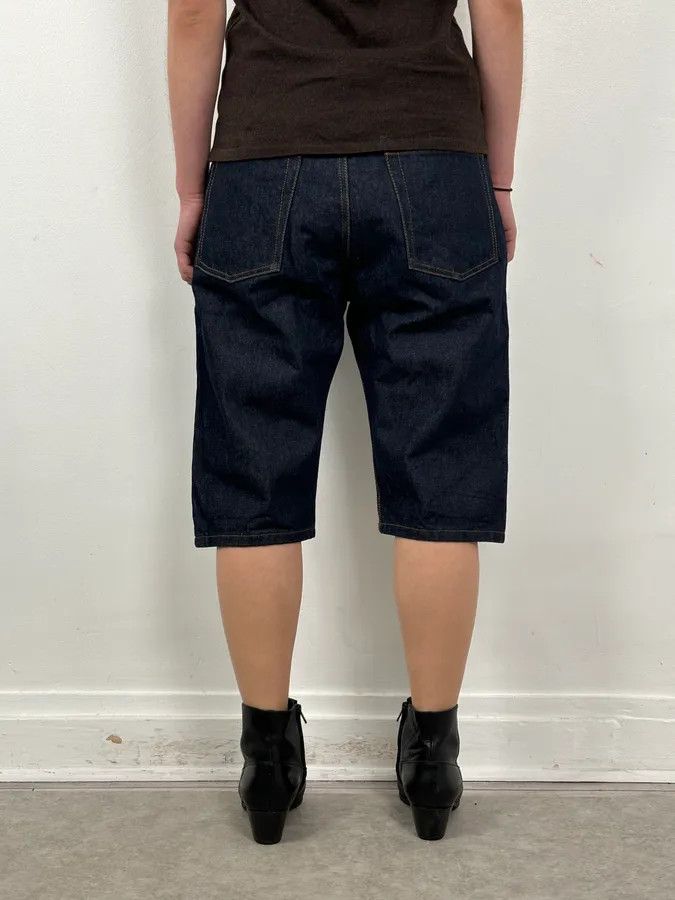 Dries Van Noten Dries Van Noten Navy Denim Contrast Stitch Shorts Size 28" / US 6 / IT 42 - 4 Thumbnail