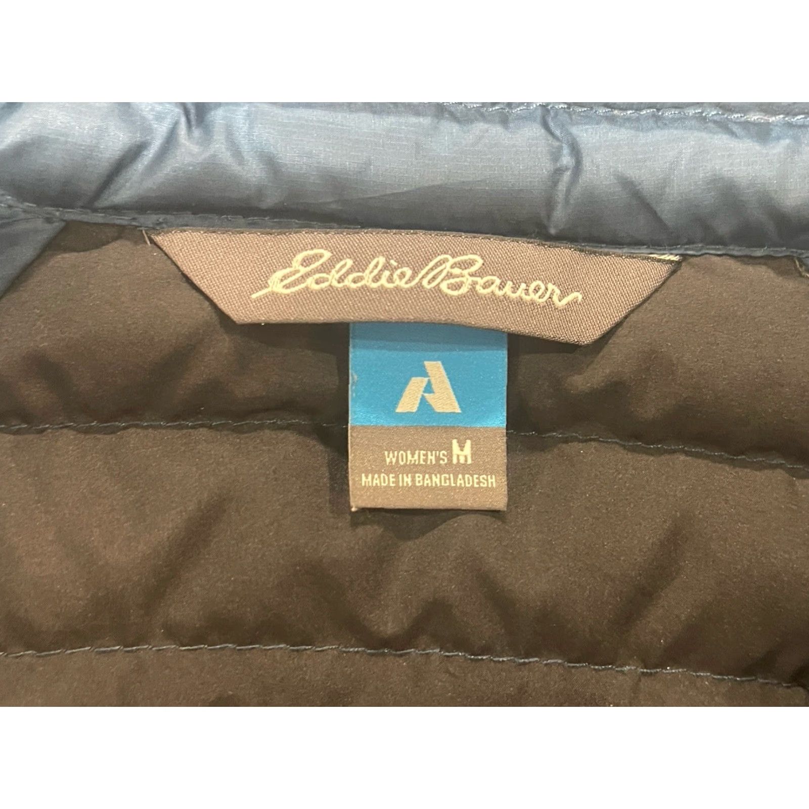 Eddie Bauer Eddie Bauer First Ascent Puffer Jacket Womens Blue EB800 Premium Goose Down Regular M Nylon Down Size M / US 6-8 / IT 42-44 - 5 Thumbnail