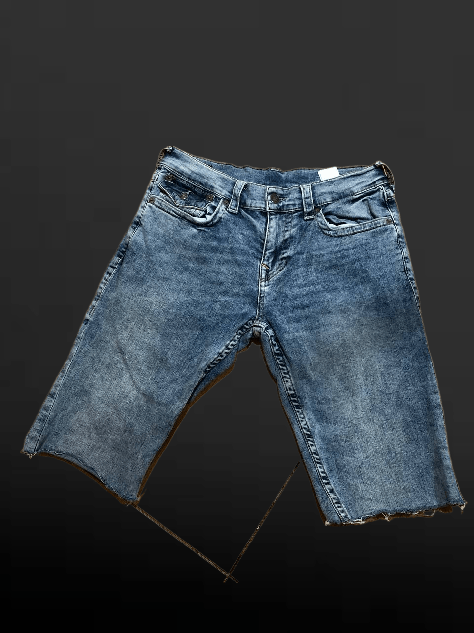 True Religion True Religion Ricky Relaxed Sraight Cut Off Jean Shorts Size US 32 / EU 48 - 1 Thumbnail