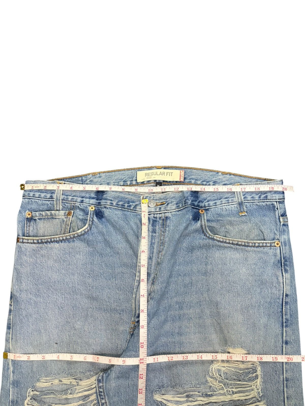 Levi's Vintage 90s Levis 505 Ripped Distressed Baggy Jeans Size 40" / US 18 - 6 Thumbnail