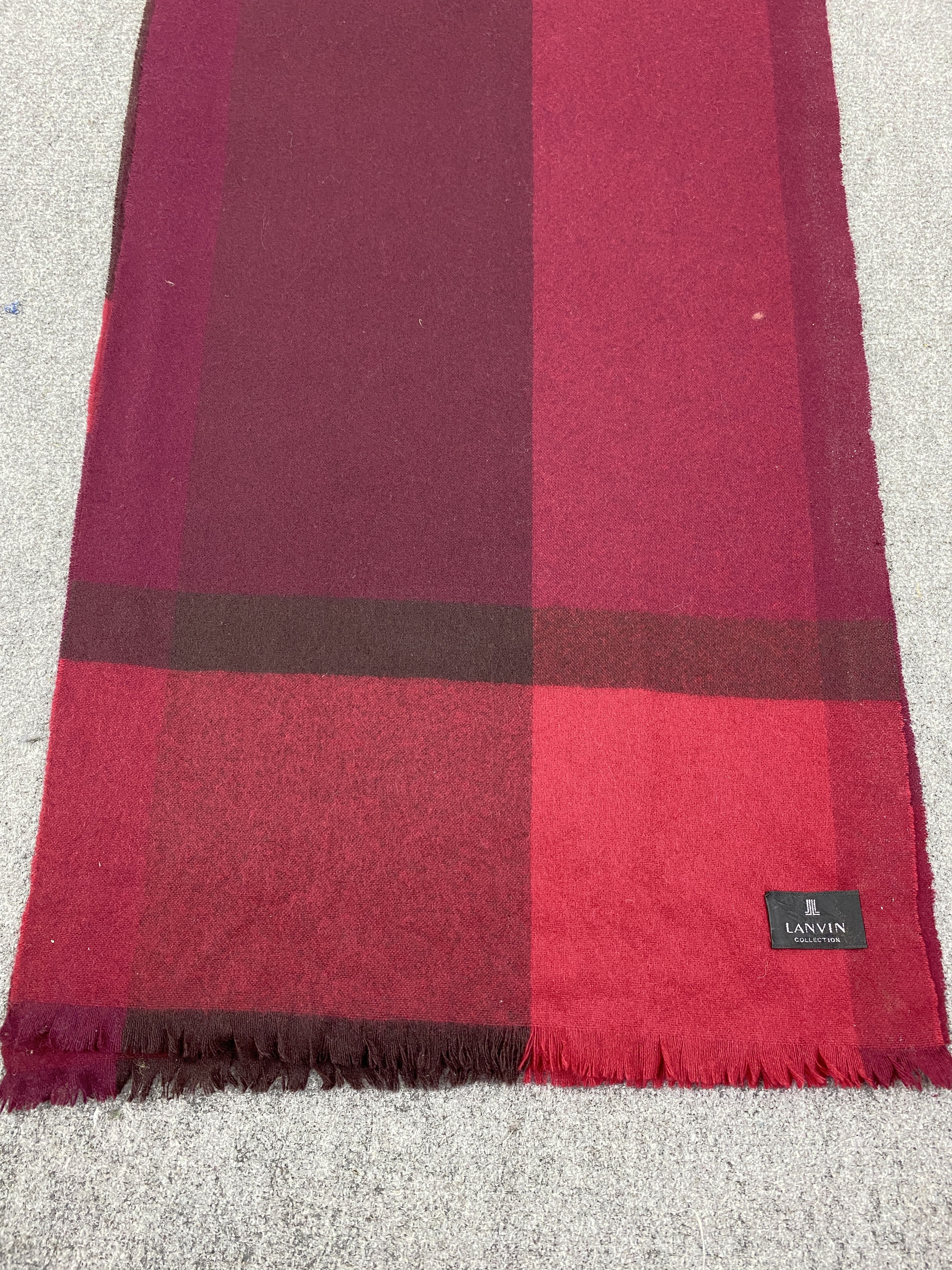 Lanvin Lanvin Cashmere Scarf / Muffler / Neckwear SC0088 Size ONE SIZE - 5 Thumbnail