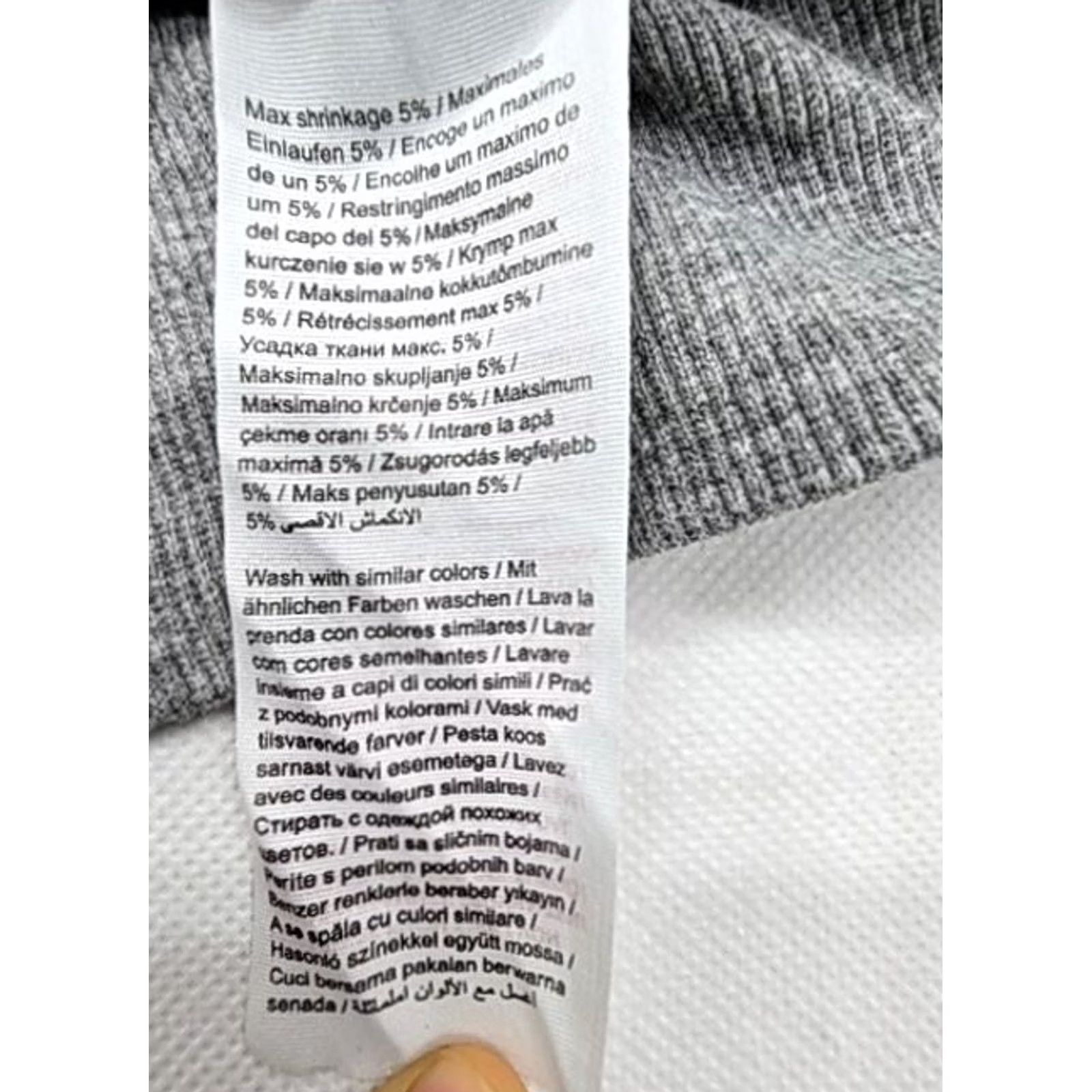Jack & Jones Jack & Jones Men’s Graphic Hoodie M Grey Organic Cotton Relaxed Fit Size US M / EU 48-50 / 2 - 5 Thumbnail