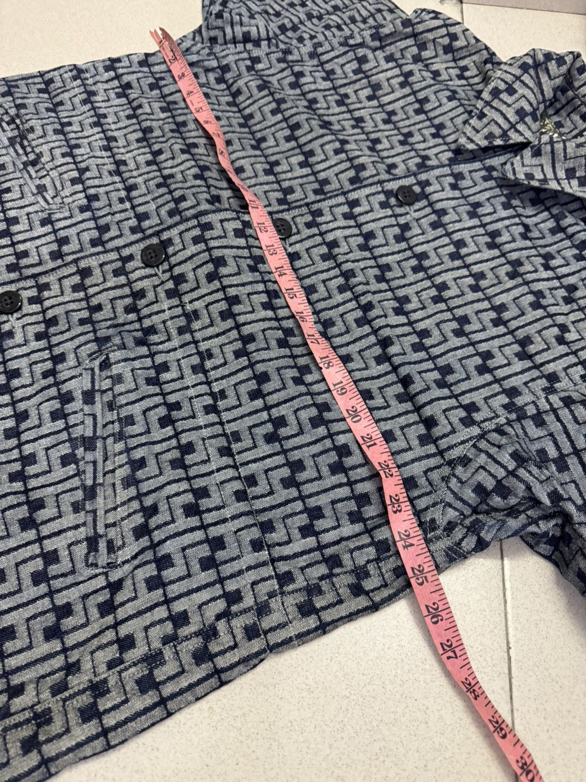 Evisu EVISU BY HIDEHIKO YAMANE MONOGRAM LONG COAT JACKET Size US L / EU 52-54 / 3 - 8 Thumbnail