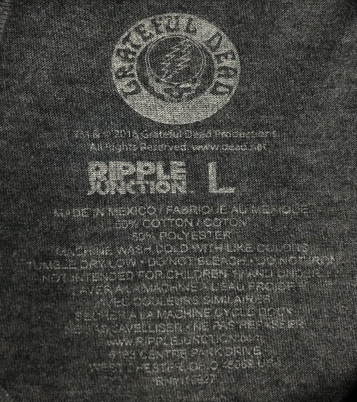 Grateful Dead Vintage Ripple Junction Rock Band Grateful Dead T-Shirt Size US L / EU 52-54 / 3 - 7 Thumbnail