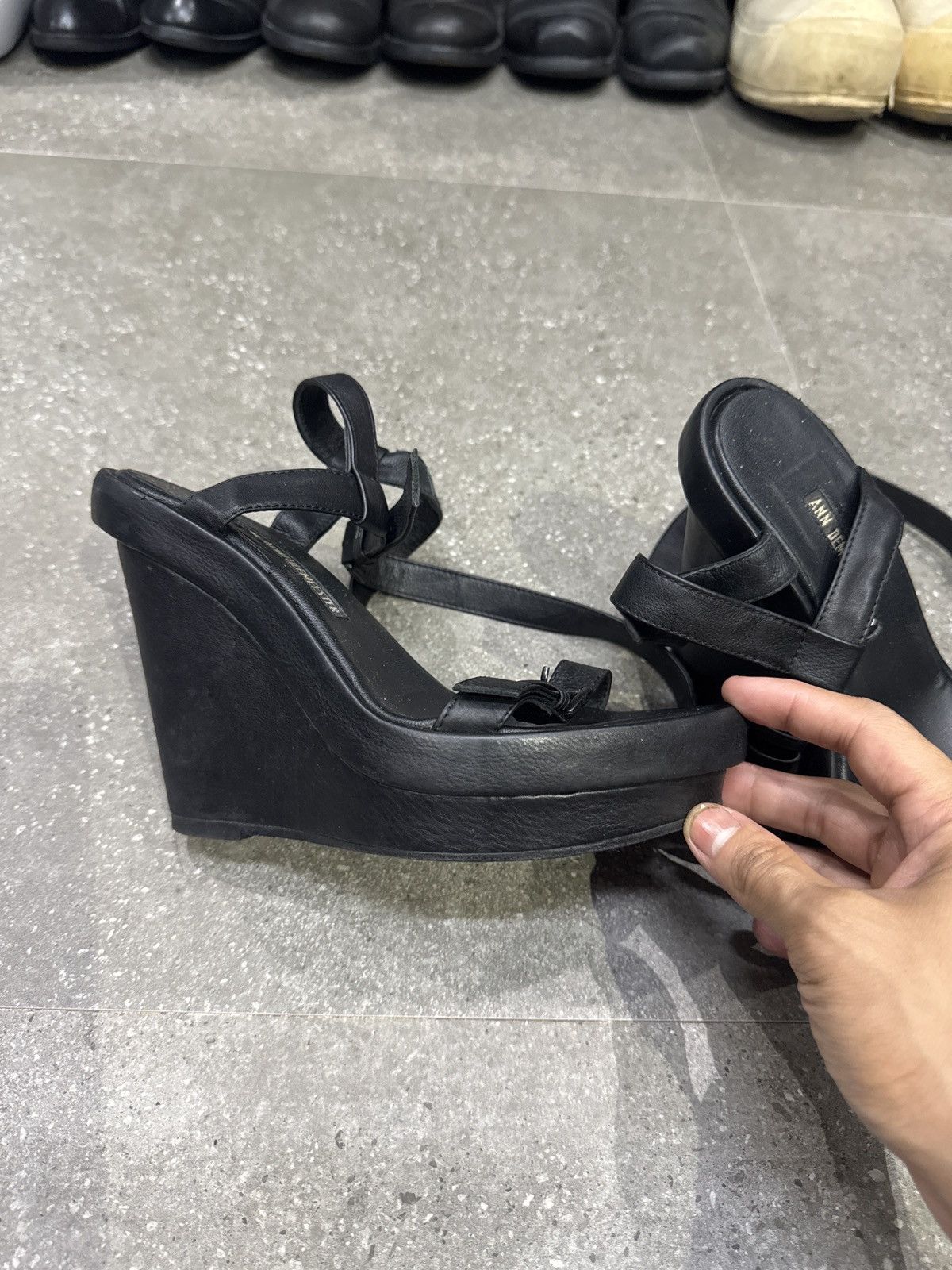 Ann Demeulemeester Ann Demeulemeester Platform Ankle Strap Sandals Size US 5 / IT 35 - 17 Thumbnail