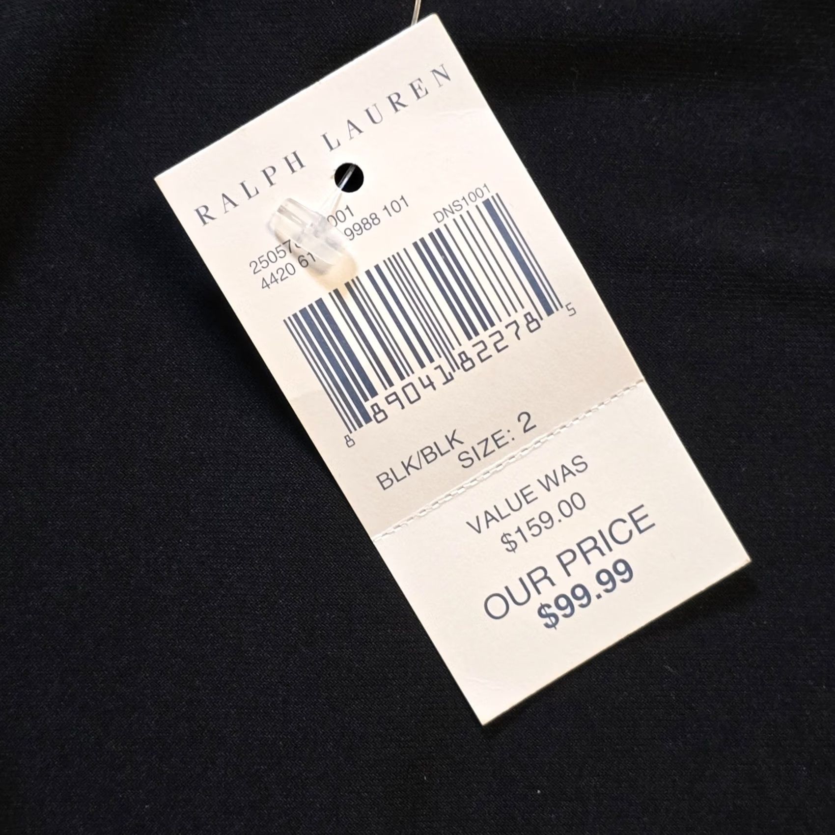 Ralph Lauren Lauren Ralph Lauren Dress Womens Size 2 Black Vegan Leather Trim Fitted Career Dress Size XS / US 0-2 / IT 36-38 - 5 Thumbnail