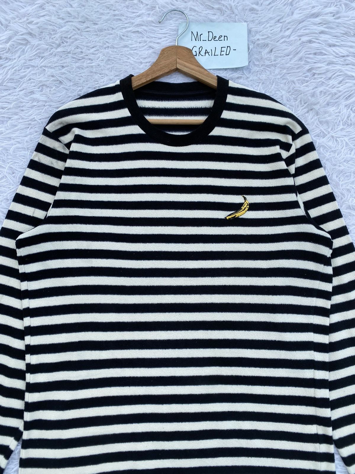 Andy Warhol × Uniqlo Rare Uniqlo x Andy Warhol Grunge Style Striped Long Sleeve Size US L / EU 52-54 / 3 - 7 Thumbnail