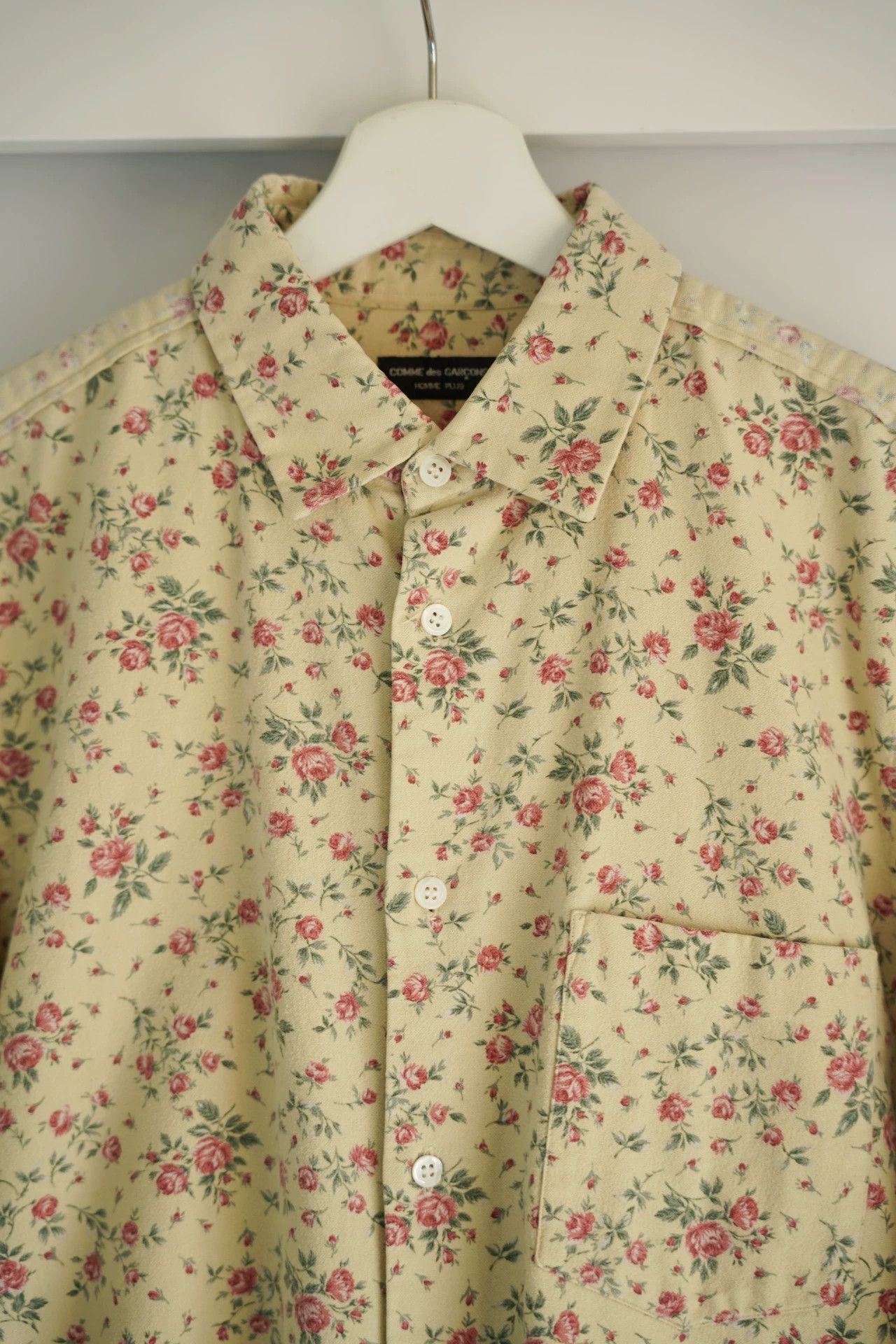 Comme des Garcons CDG Homme Plus 98AW Full Floral Print Cotton Shirt Size US L / EU 52-54 / 3 - 3 Thumbnail