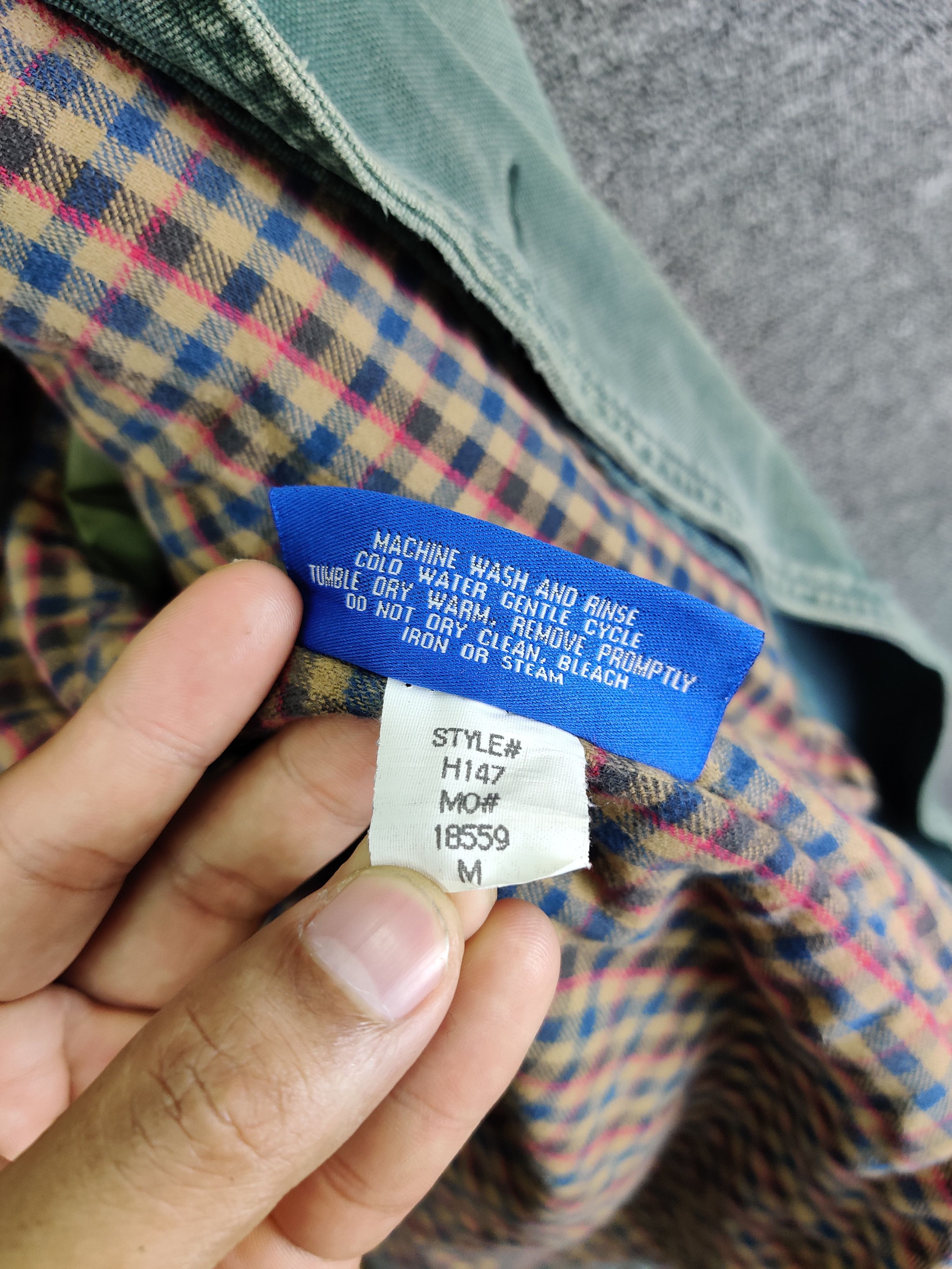 L.L. Bean L.L. Bean Blanket Lined Green Chore Jacket Coduroy Collar Size US M / EU 48-50 / 2 - 12 Thumbnail