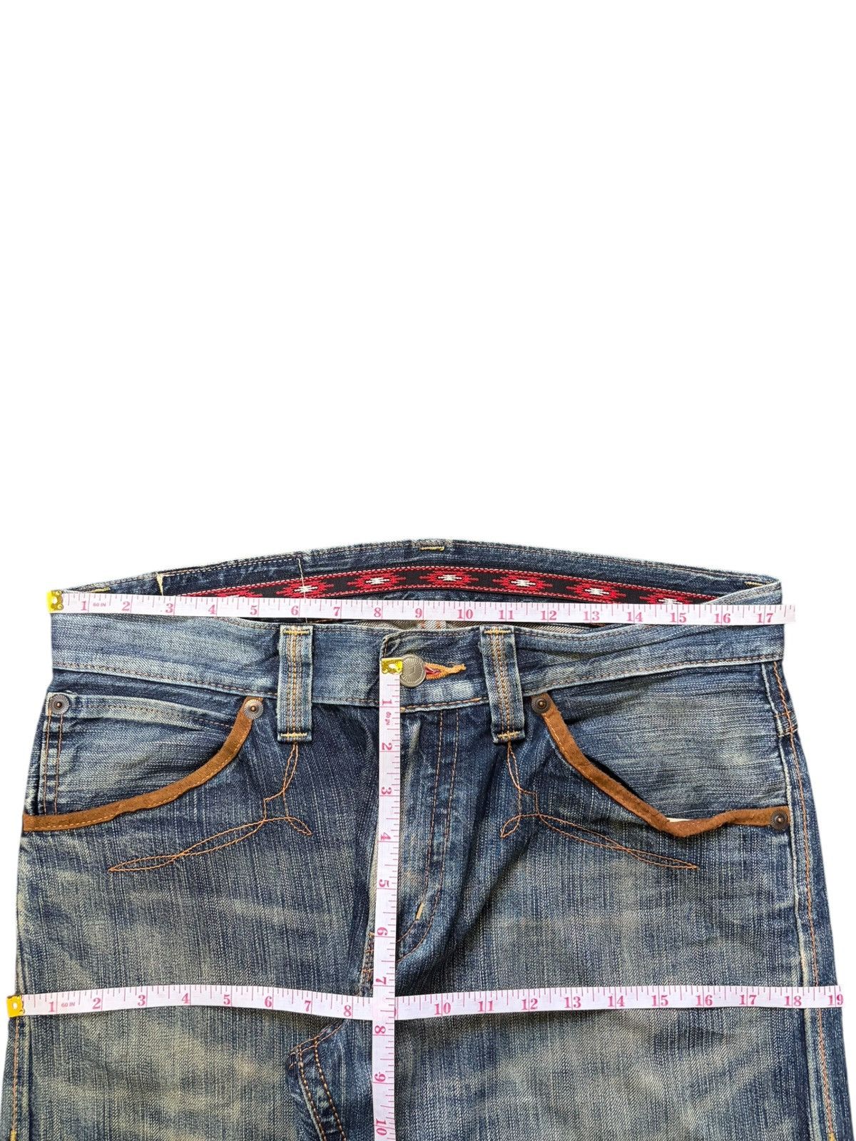 Edwin Exclusive Vintage Edwin XV Mud Wash Distress Baggy Jeans Size US 35 - 6 Thumbnail
