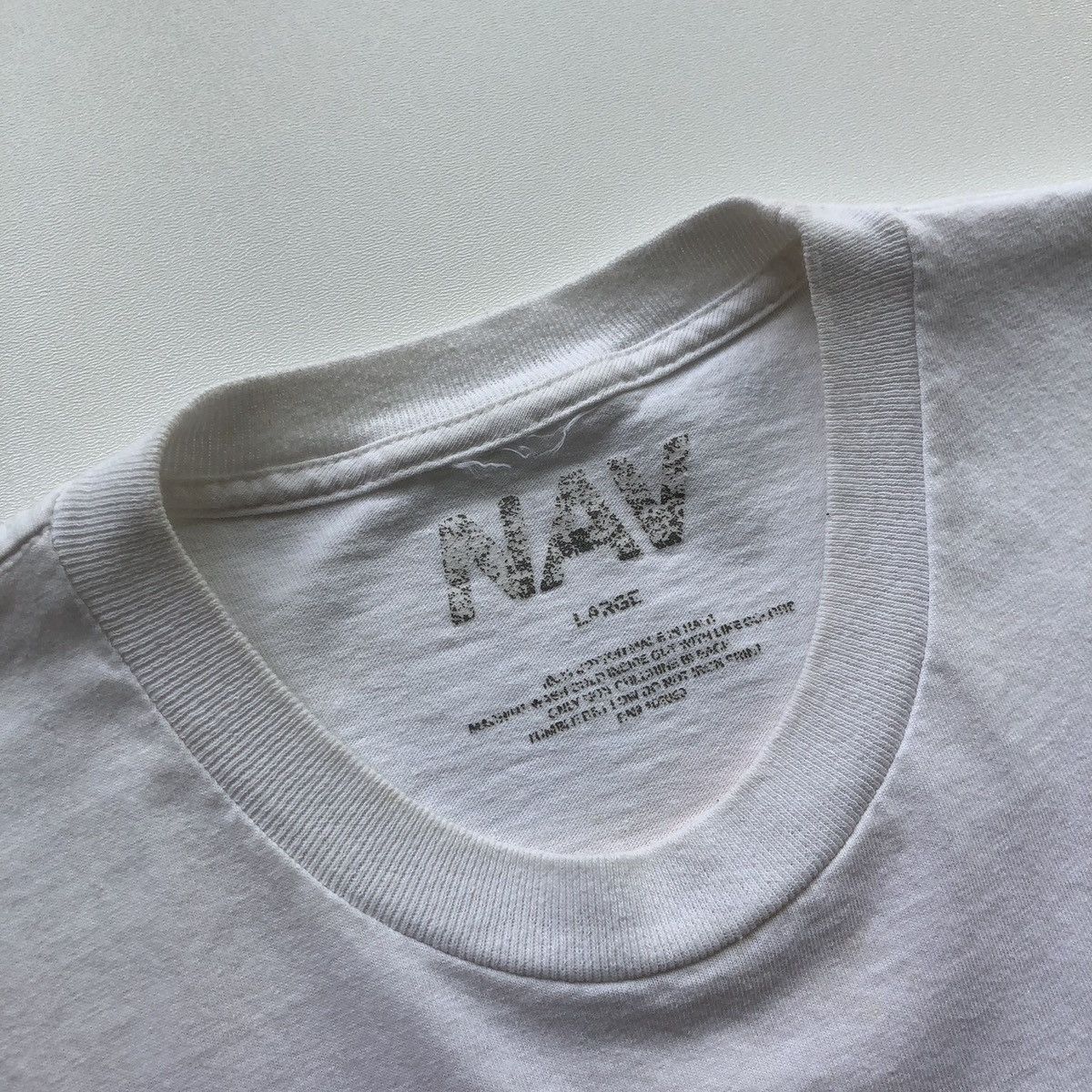 Vlone Vlone x Nav x Bad Habits FW19 Drip Printed T-Shirt White Size US L / EU 52-54 / 3 - 8 Thumbnail
