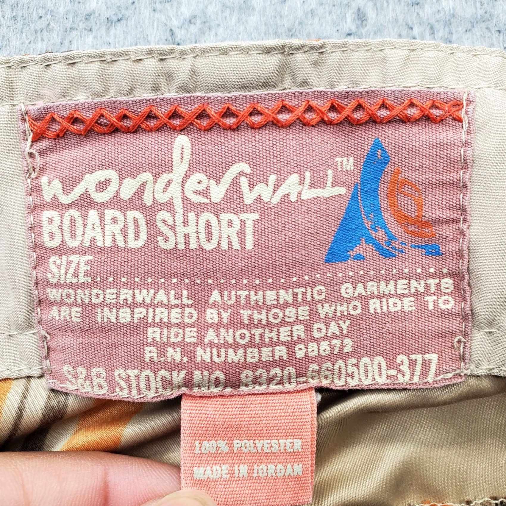 Vintage Wonderwall Mens Board Shorts 32 Multi Plaid Ocean Surfing Drawstring Waist Size US 32 / EU 48 - 6 Thumbnail