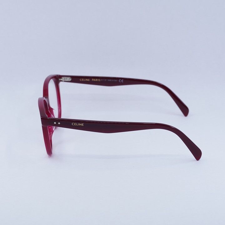 Celine Celine CL50099I 069 Eyeglasses Burgundy 55mm Square Frame Size ONE SIZE - 5 Thumbnail