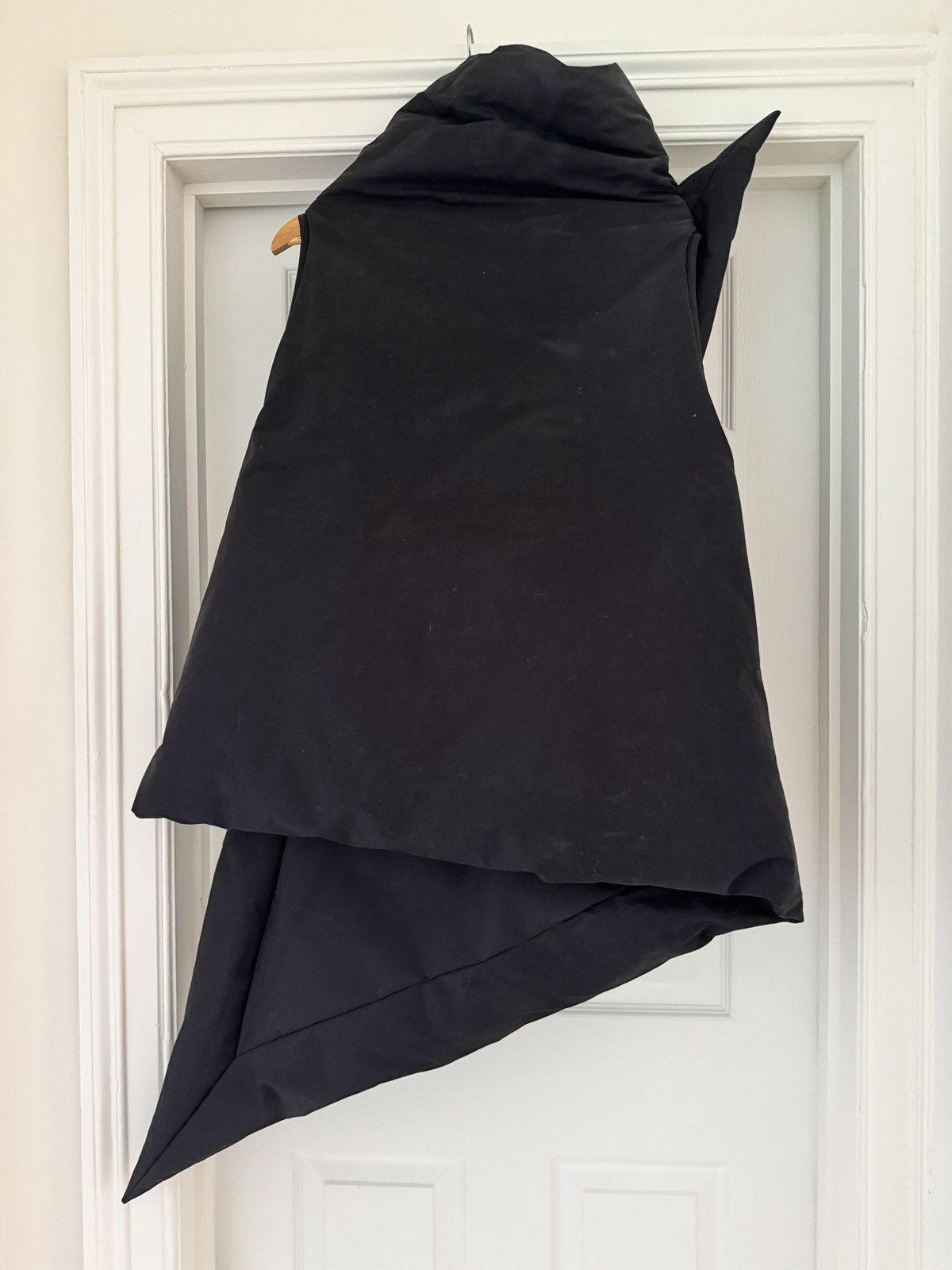 Rick Owens LAST DROP FW23 LUXOR GLEAM VEST IN BLACKHEAVY COTTON POPLIN Size US M / EU 48-50 / 2 - 7 Thumbnail
