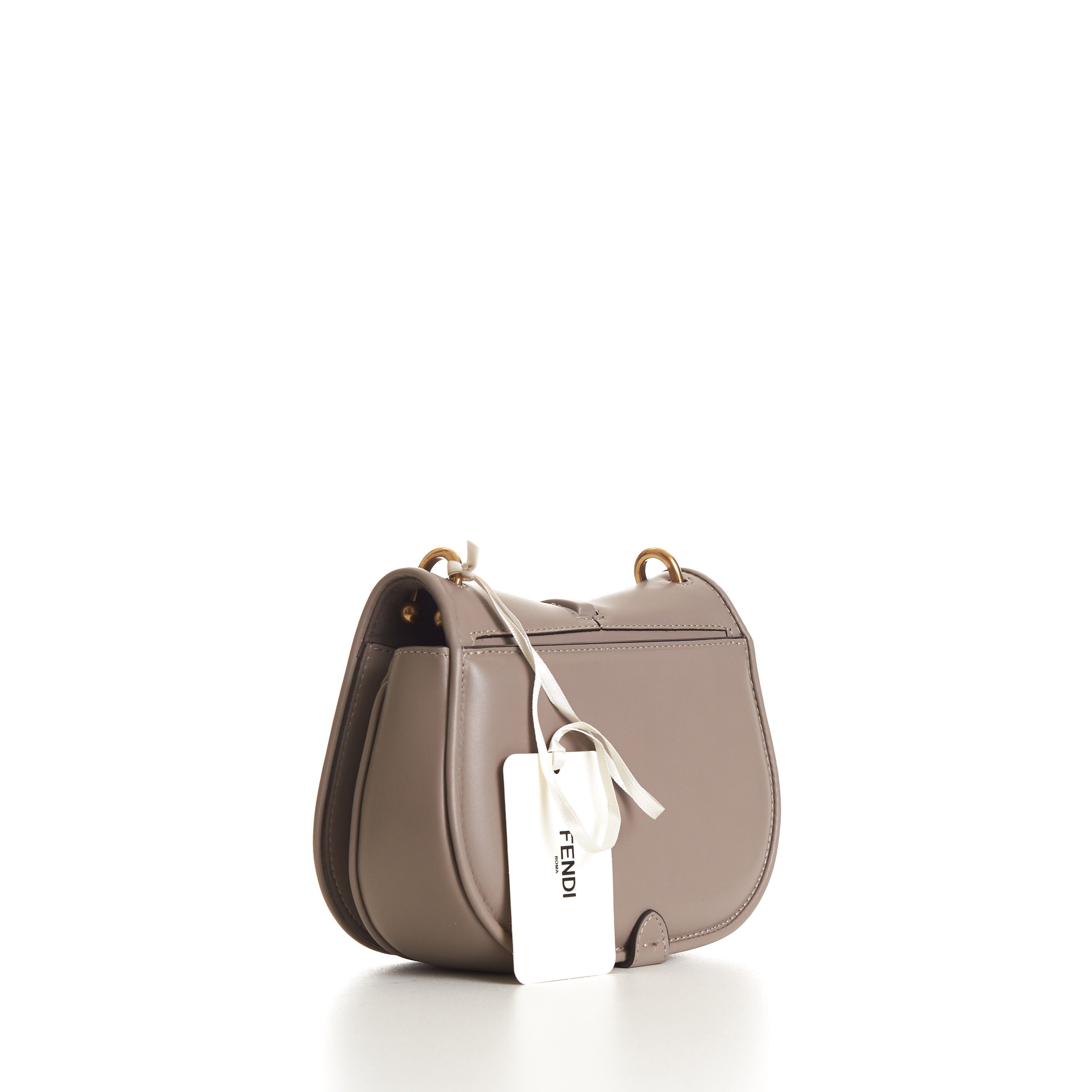 Fendi C’mon Mini Dove Gray Smooth Leather Size ONE SIZE - 7 Thumbnail