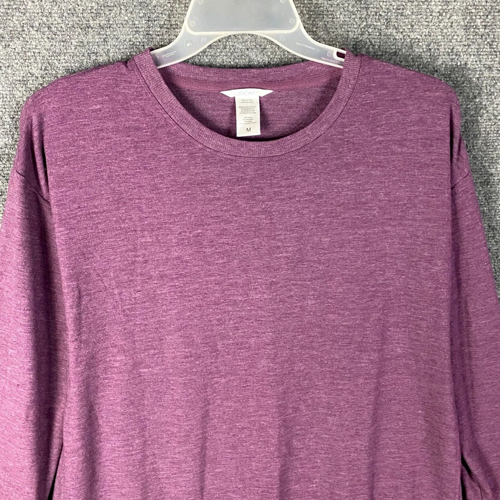 Jockey Jockey Sweatshirt Women Medium Pullover Purple Polyester Blend Adults M Size M / US 6-8 / IT 42-44 - 2 Thumbnail