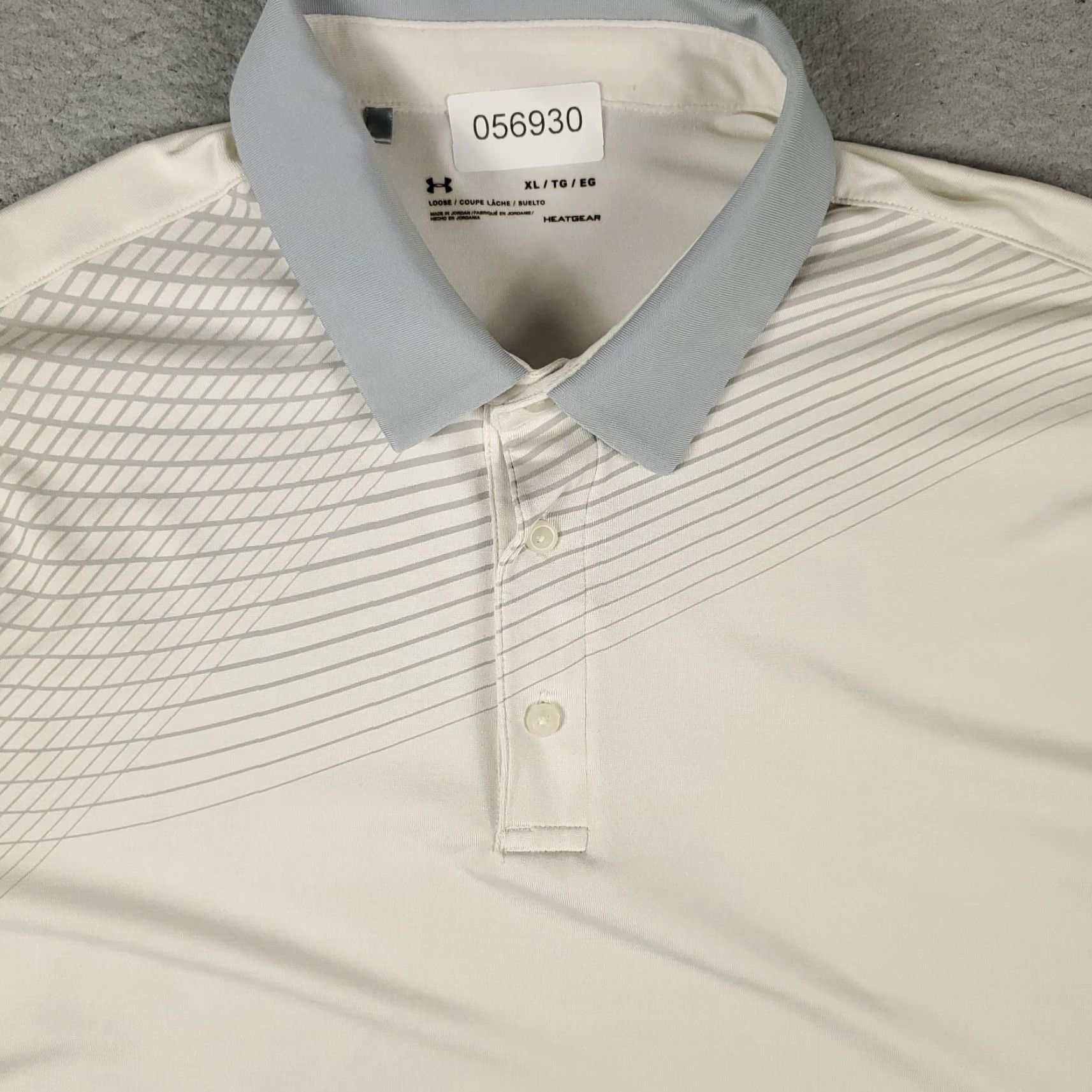 Under Armour Under Armour Polo Shirt Mens XL Ivory Golf Casual Short Sleeve Polo Size US XL / EU 56 / 4 - 2 Thumbnail