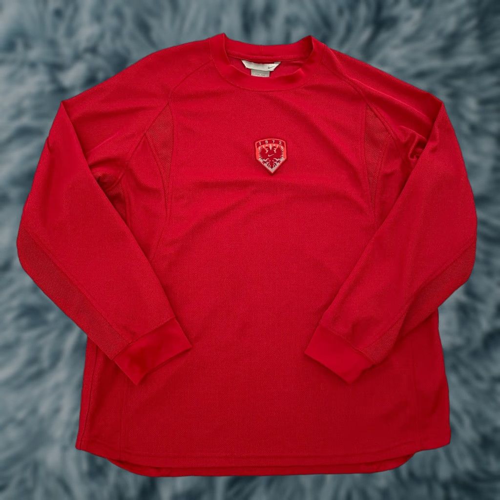Nike VINTAGE Nike Goalie Jersey Shirt Adult Large Red 1972 Retro Soccer Logo Mens L Size US L / EU 52-54 / 3 - 1 Thumbnail