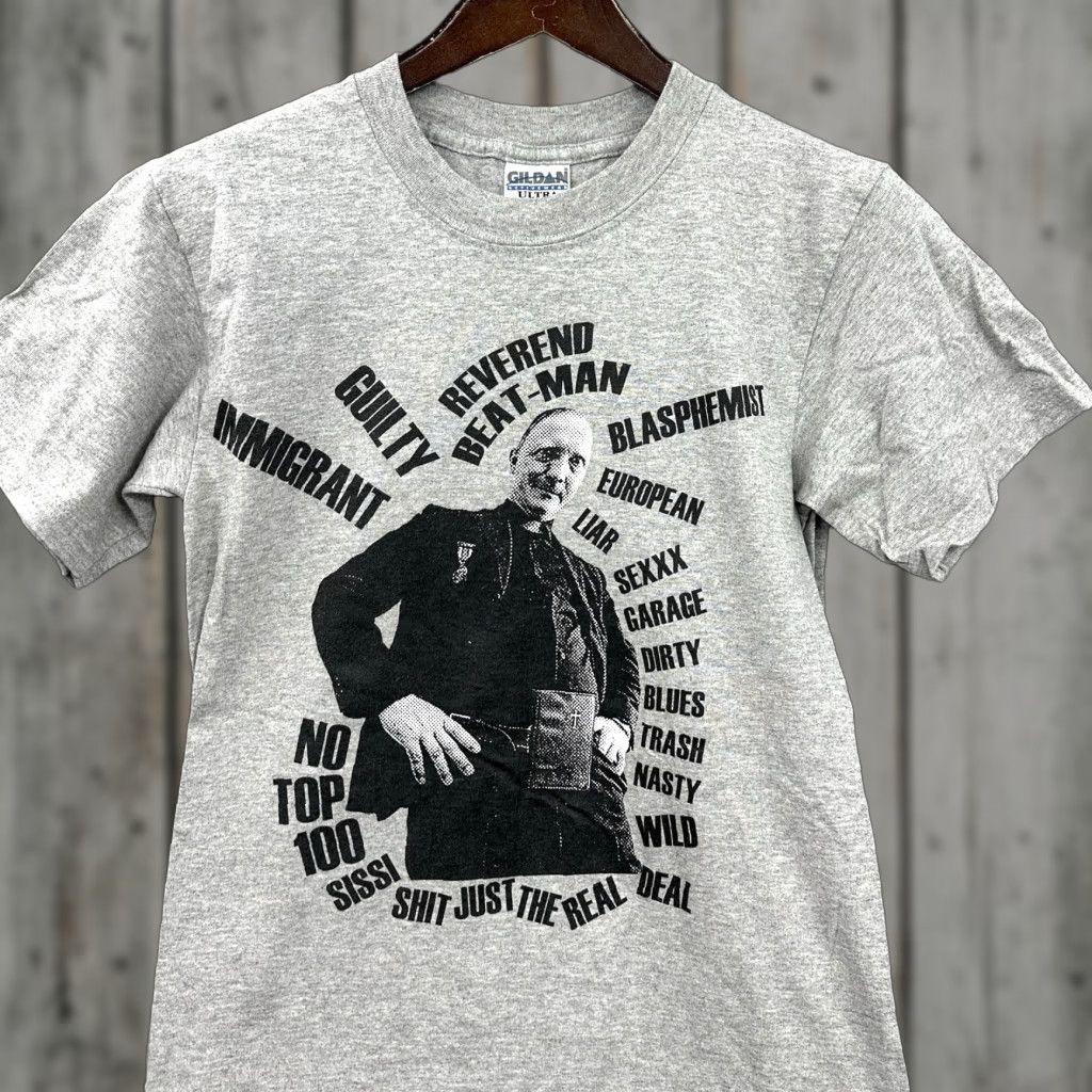 Gildan VINTAGE Reverend Beat Man Band T-Shirt Men S 90s Rock Gray Gildan Short Sleeve Size US S / EU 44-46 / 1 - 1 Thumbnail