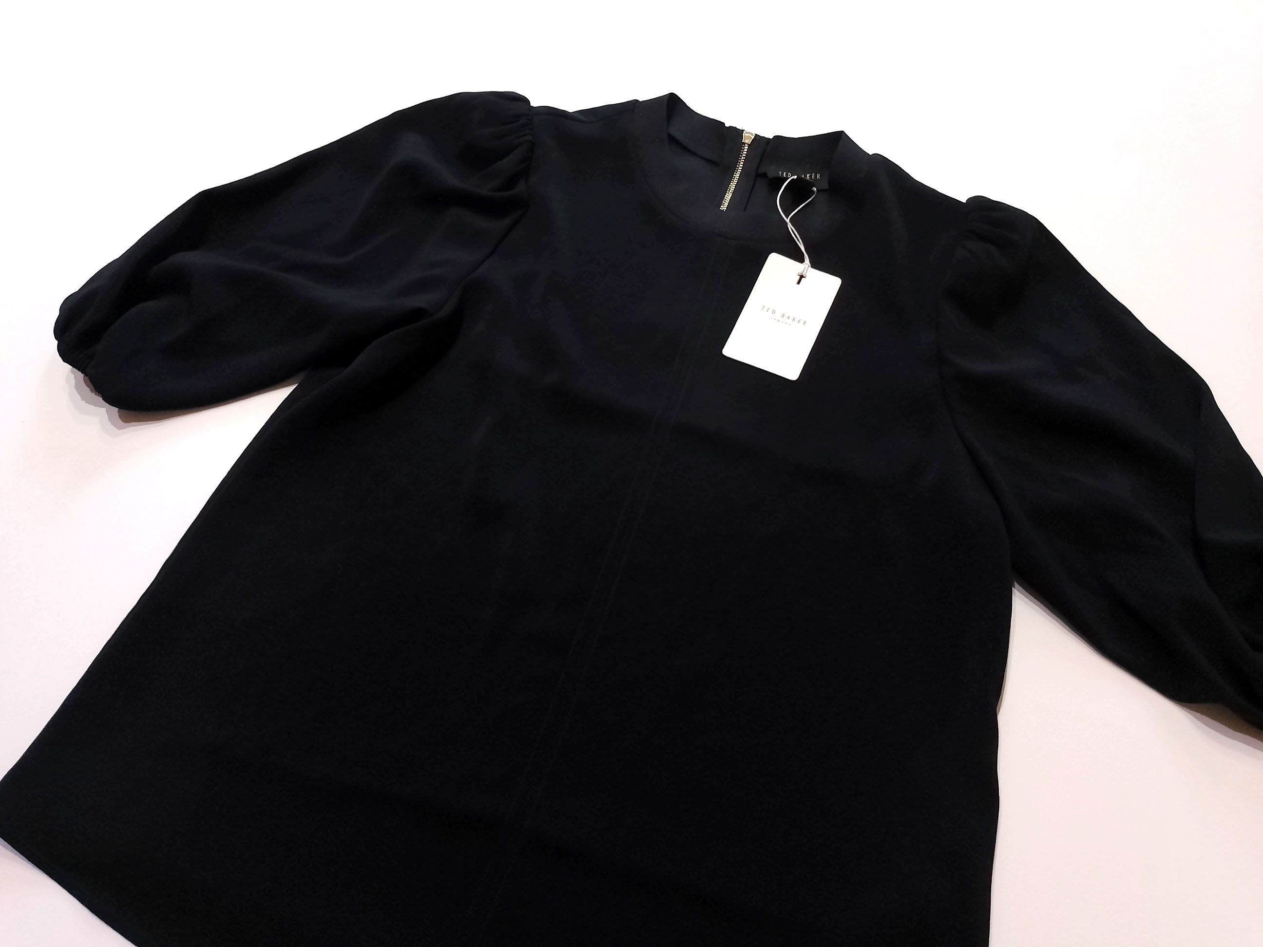 Ted Baker Ted Baker Volume Sleeve Top – Black – Size 2 Size M / US 6-8 / IT 42-44 - 2 Thumbnail