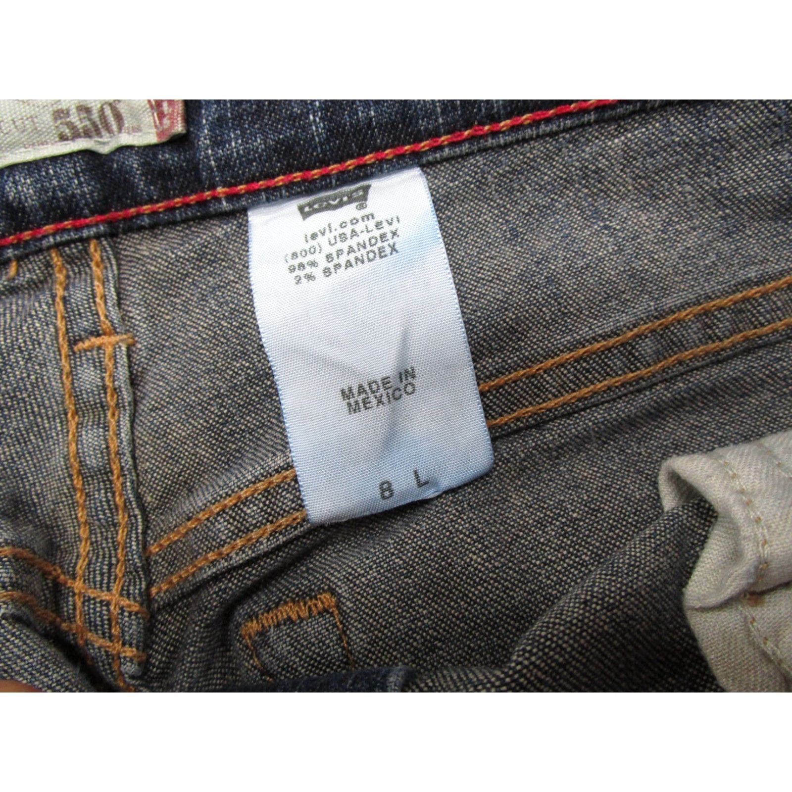 Levi's VTG Levi's 550 Relaxed Boot Cut Jeans Women's Size 8 Blue Denim Stretch Mid Rise 5-Pocket Retro N/A Size 30" / US 8 / IT 44 - 5 Thumbnail