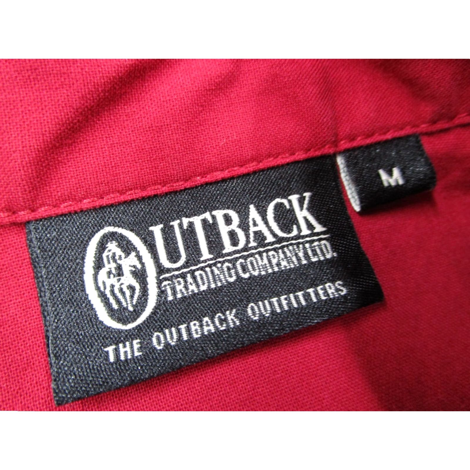 Vintage VINTAGE Outback Trading Company Men's Red Twill Long Sleeve Button-Up Shirt Casual Workwear 100% Cotton M Size US M / EU 48-50 / 2 - 3 Thumbnail