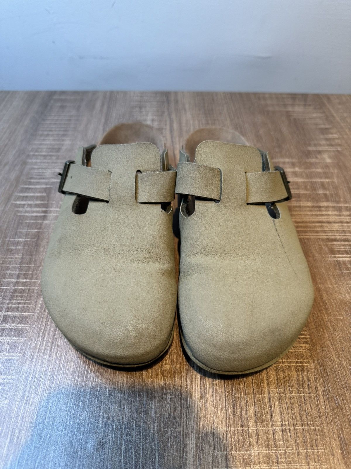 Birkenstock Birkenstock Boston Clogs Oiled Leather Women’s Size 6 Green Size US 6 / IT 36 - 3 Thumbnail