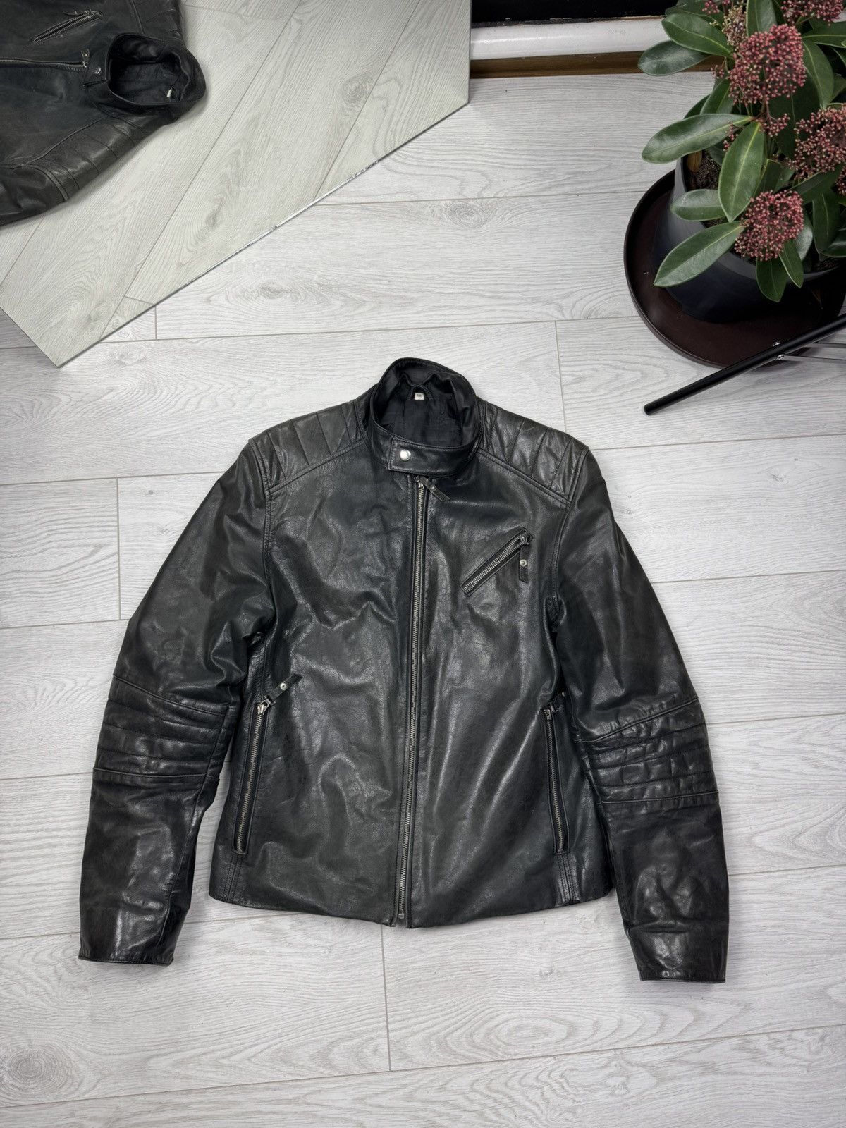 Genuine Leather × Vintage Leonardo Sportiva Vintage Real Leather Jacket Size US M / EU 48-50 / 2 - 1 Thumbnail