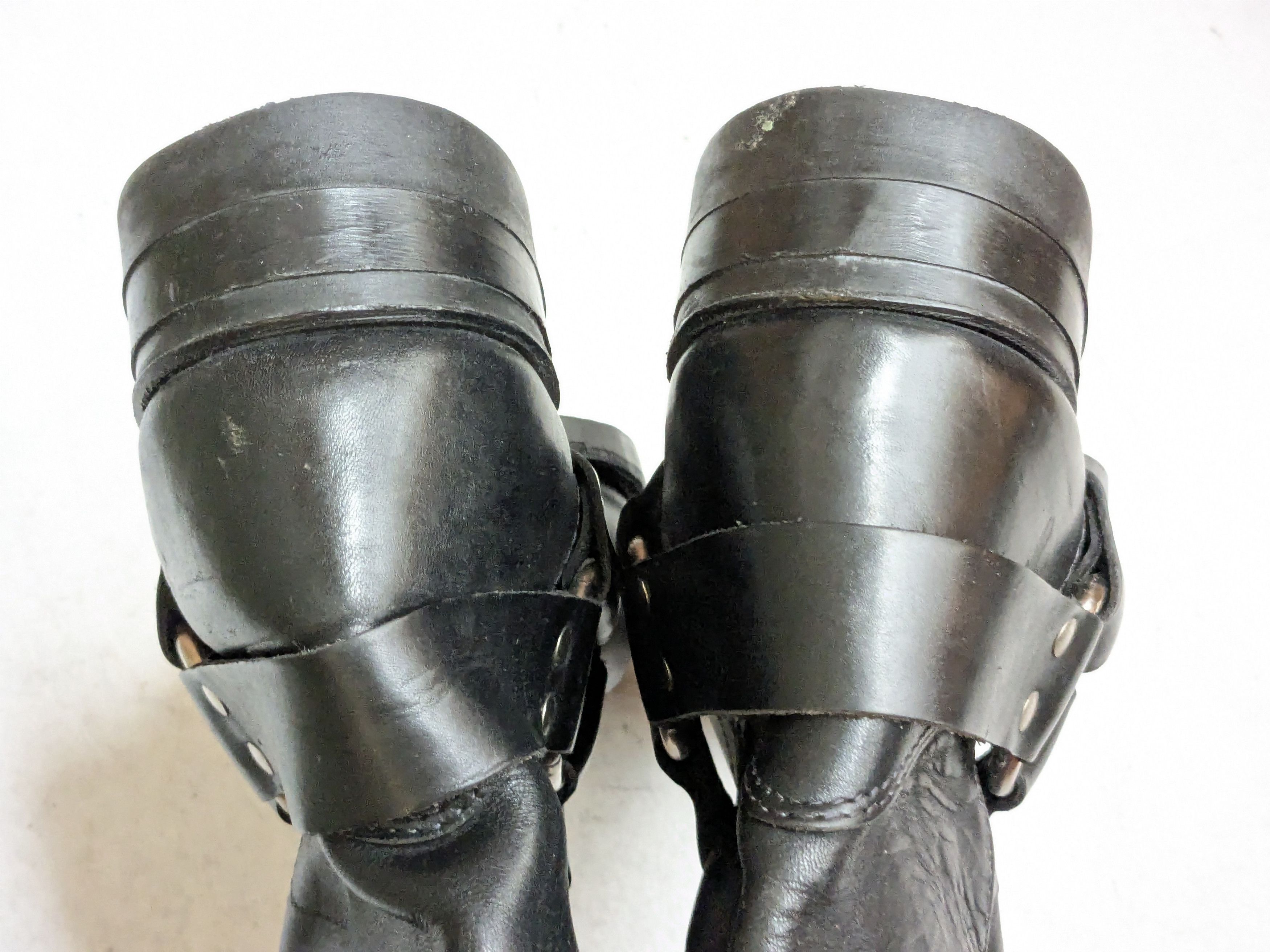 Frye Frye Harness Boots Black Leather 13 M Buckle Strap Size US 13 / EU 46 - 12 Thumbnail