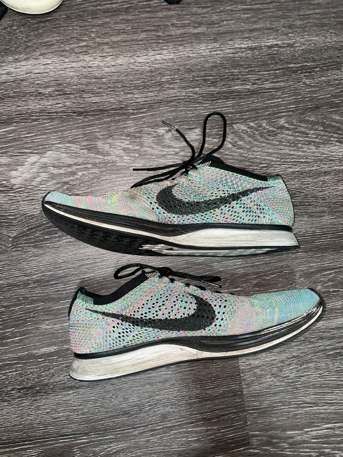 Nike Nike Flyknit Racer “Multicolor” Size US 11 / EU 44 - 1 Thumbnail
