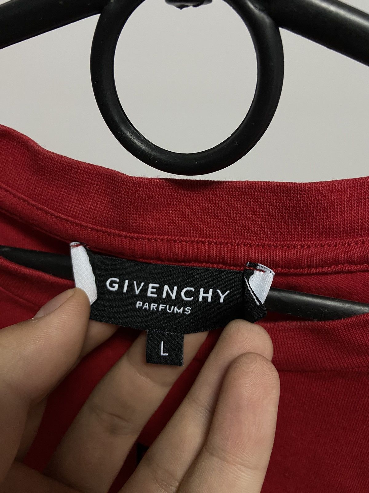 Givenchy × Vintage Givenchy beauty t shirt Vintage Luxury Small Big Logo Size L / US 10 / IT 46 - 5 Thumbnail