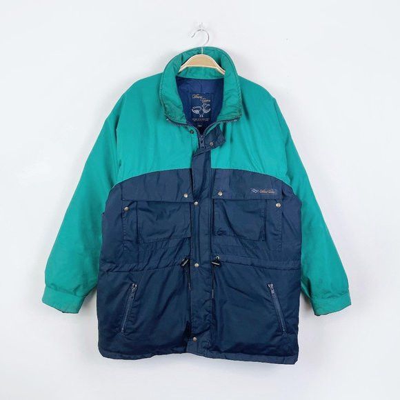 image of Canada Goose x Vintage 90's Snow Goose Puffer Jacket - Size Medium in Blue Green, Men's
