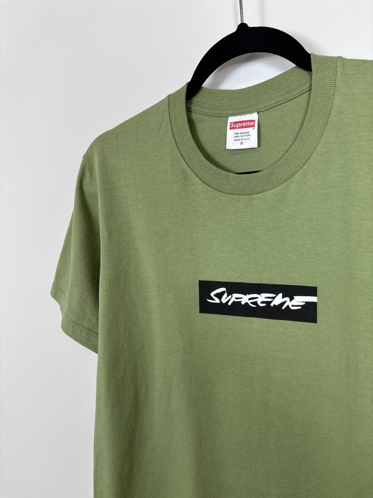 Supreme Supreme Futura Box Logo Moss Green Men’s T-Shirt Tee Size US S / EU 44-46 / 1 - 7 Thumbnail